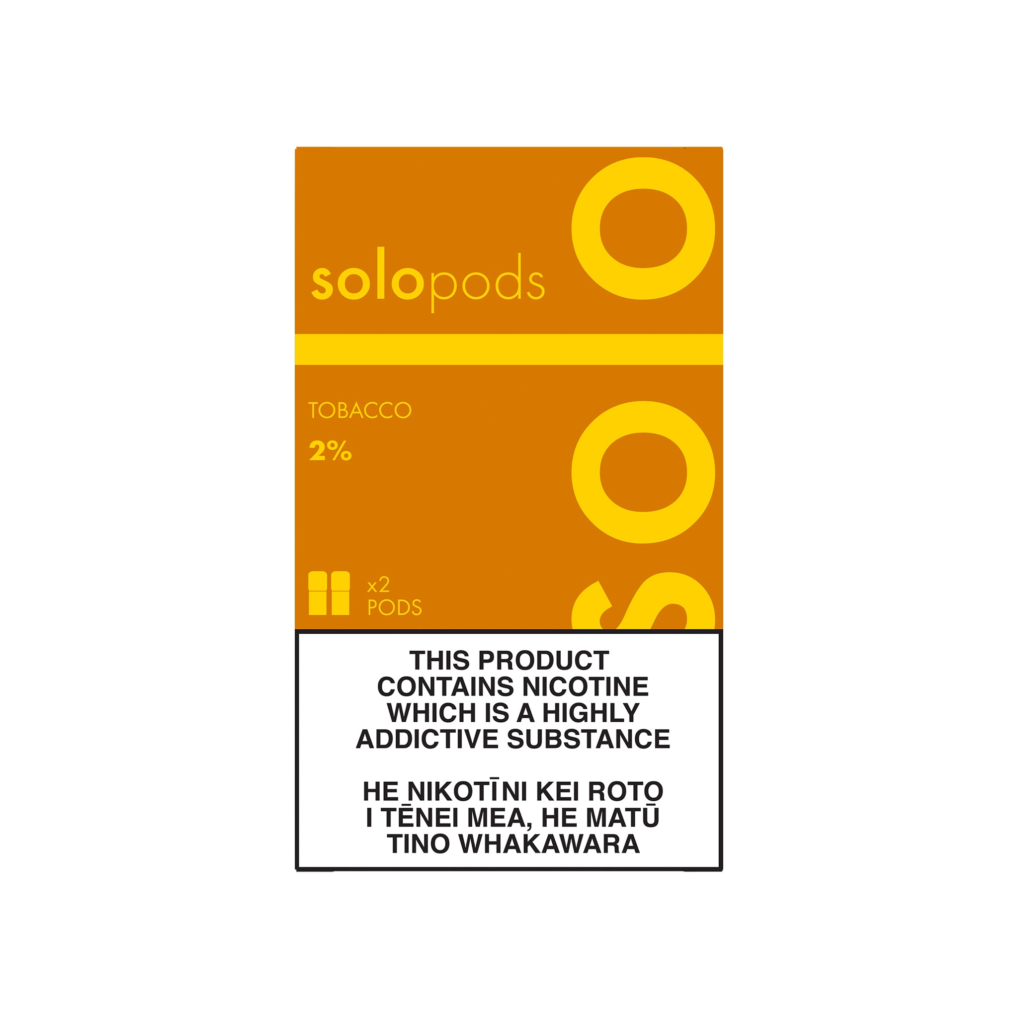 Solo Replacement Pod 2-Pack Tobacco 2%